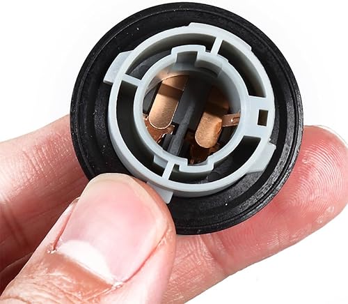 Miniatura 3 de Osilly Enchufe de enchufe de bombilla LED para automóvil, 2 unidades 1157 arnés de cableado de enchufe de luz de señal automotriz, luz trasera de