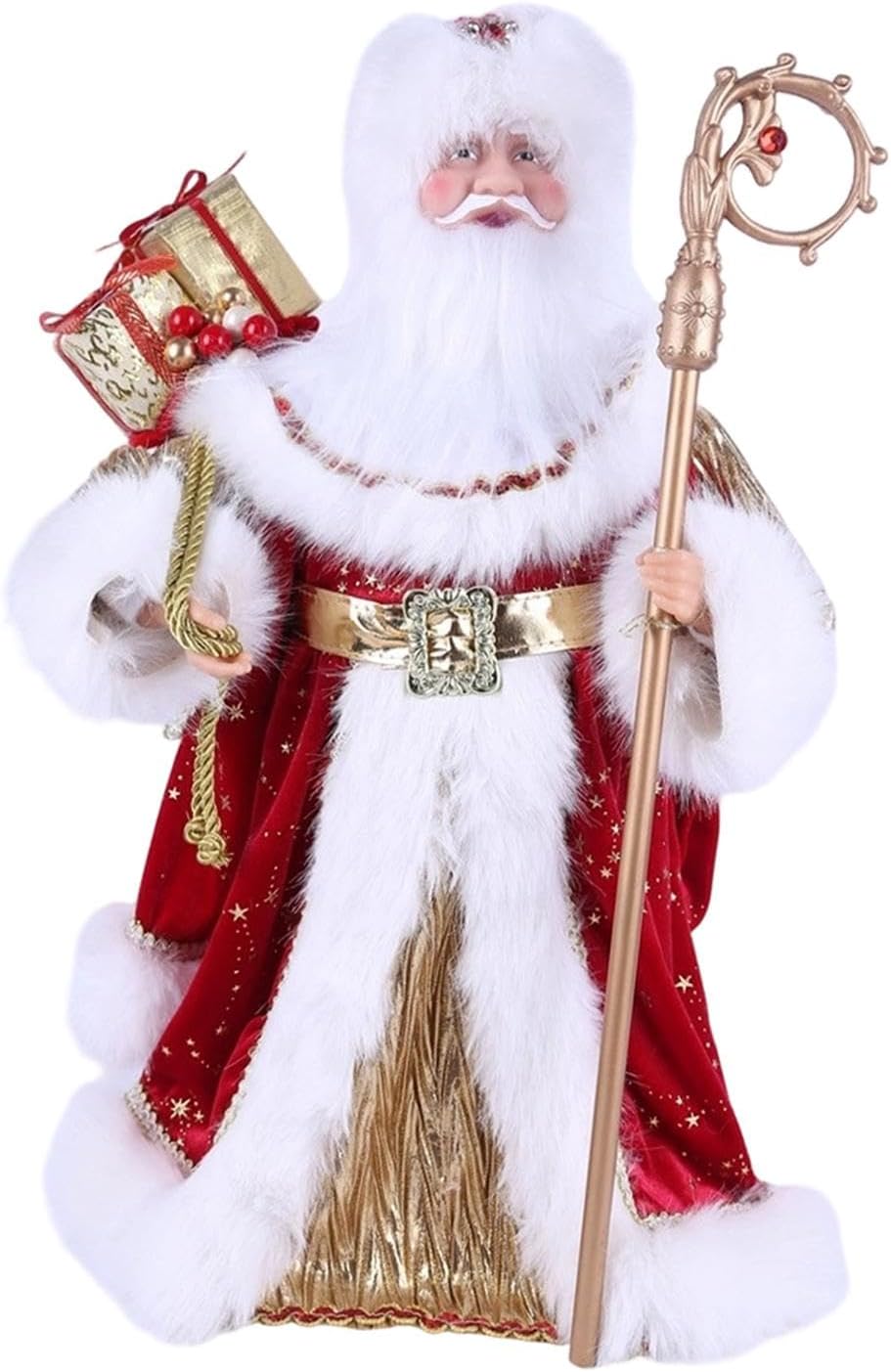 Santa Claus Figurine Doll Toy Decorative Party Holiday Ornament Christmas Decoration