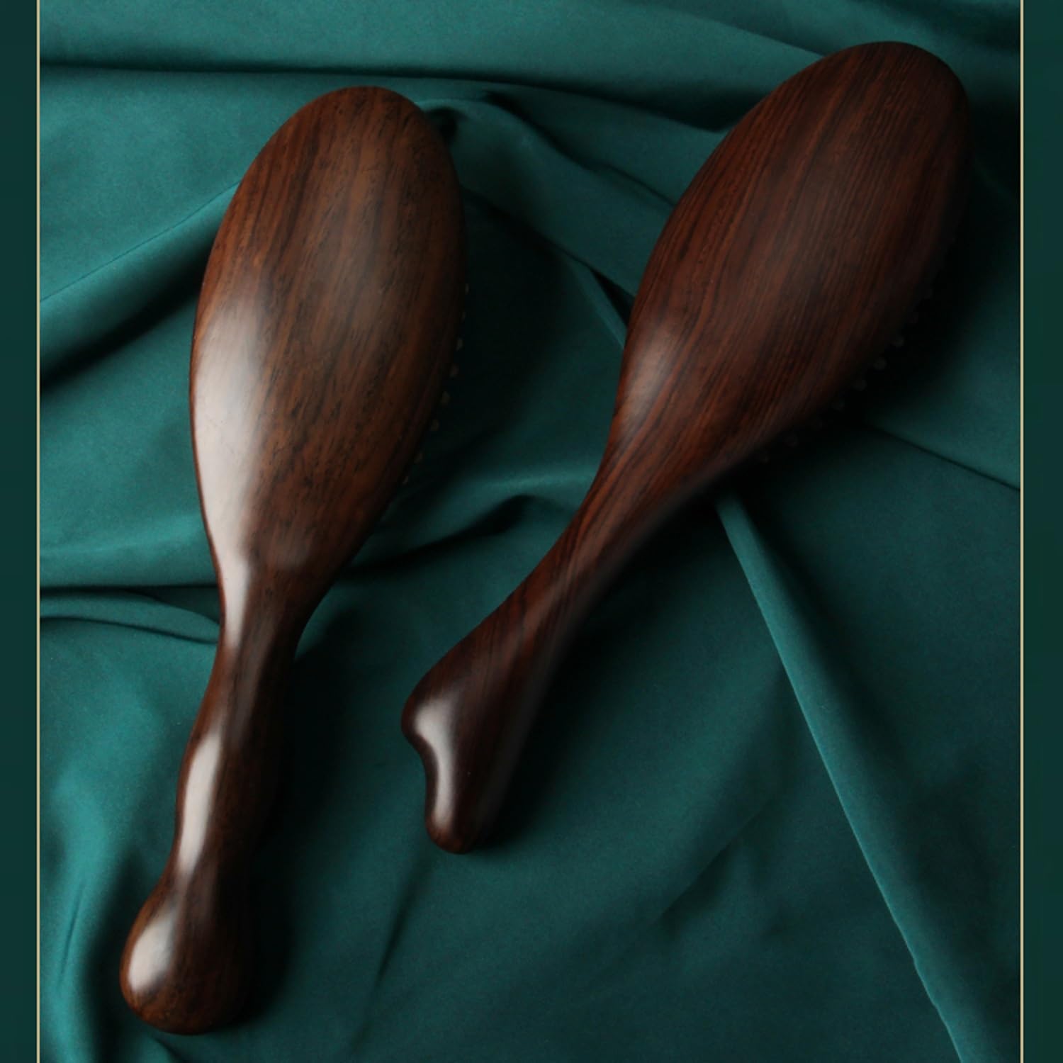 Cepillo para el Cabello, Peine Ovalado de Madera antiestático para masajes, Cepillo para el Cabello desenredante, cepillos masajeadores con cojín de Aire para Cabello Largo