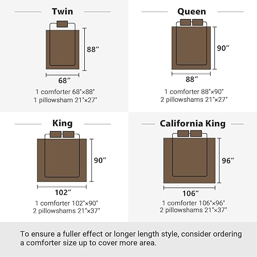 Miniatura 7 de KASENTEX Juego de edredón acolchado para todas las estaciones, tamaño individual, reversible, ultrasuave, relleno alternativo, lavable a máquina
