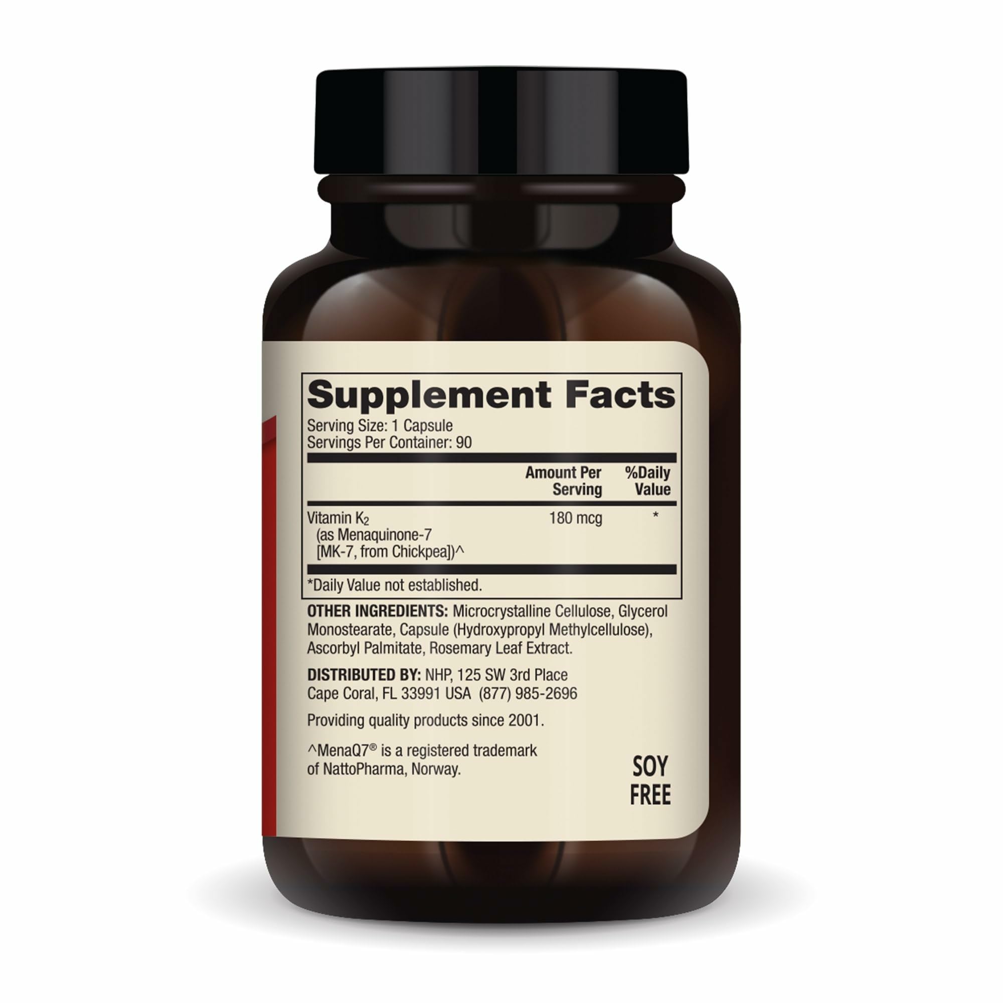 Dr. Mercola Vitamin K2, 180 mcg as MK-7, 90 Capsules (90 Servings) — Amazon image 2