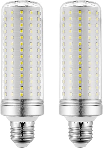 RAYHOO - Bombillas LED incandescentes de 18 W, equivalentes a 120-180 vatios, base E26E27, 2800 lúmenes, ultra brillante, no regulable, paquete de 2