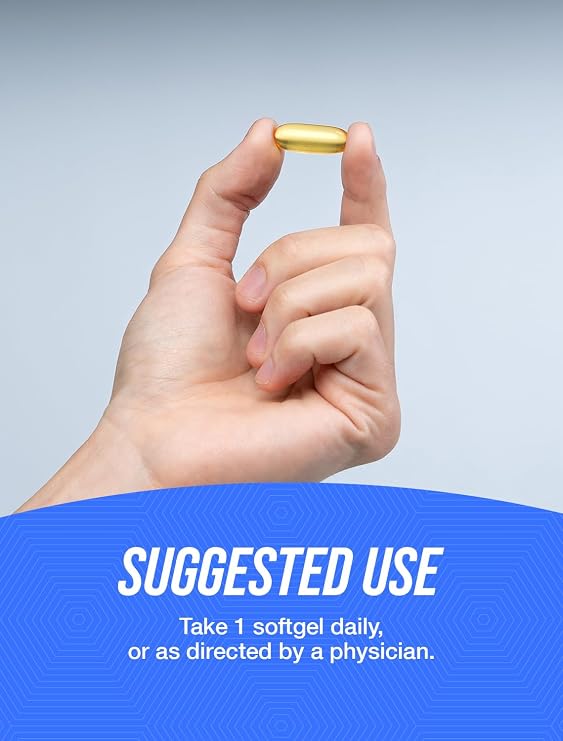 Fish Oil 1000mg Softgels - Fish Oil Supplements, Omega 3 Supplements - Gluten Free, 1 Softgel per Serving, 240 Count (Pack of 1)
