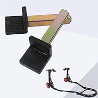 Vista 2 de MOTO4U Soporte de bicicleta deportiva para motocicleta, rueda trasera, basculante, carrete de elevación, soportes para paddock