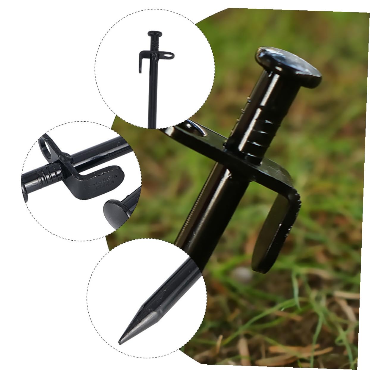 HEMOTON 8piezas Accesorios para Uñas de Tierra Estacas para Tienda de Campaña de Acero No Oxidan para Uso Familiar Camping y Senderismo
