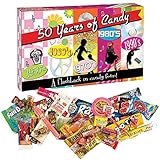 50 Years of Candy-Decades Box: Nostalgic Candy Mix (1950s,1960s,1970s,1980s,1990s)