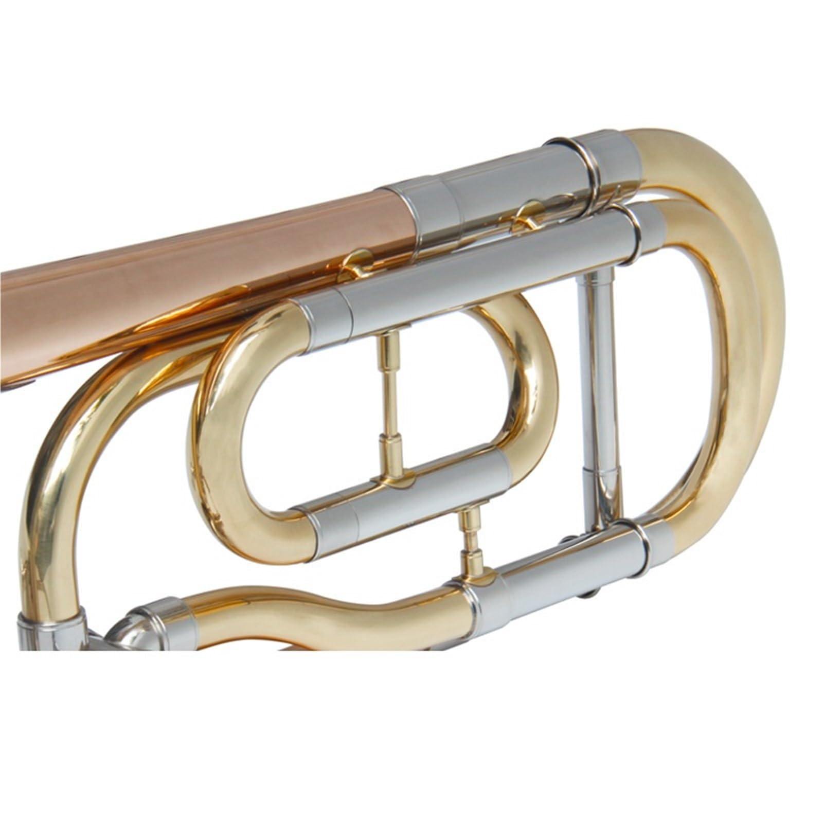 Trombone Professionnel Trombone De Transposition Ténor Sib À Clé Fa Fanfare Harpe En Laiton