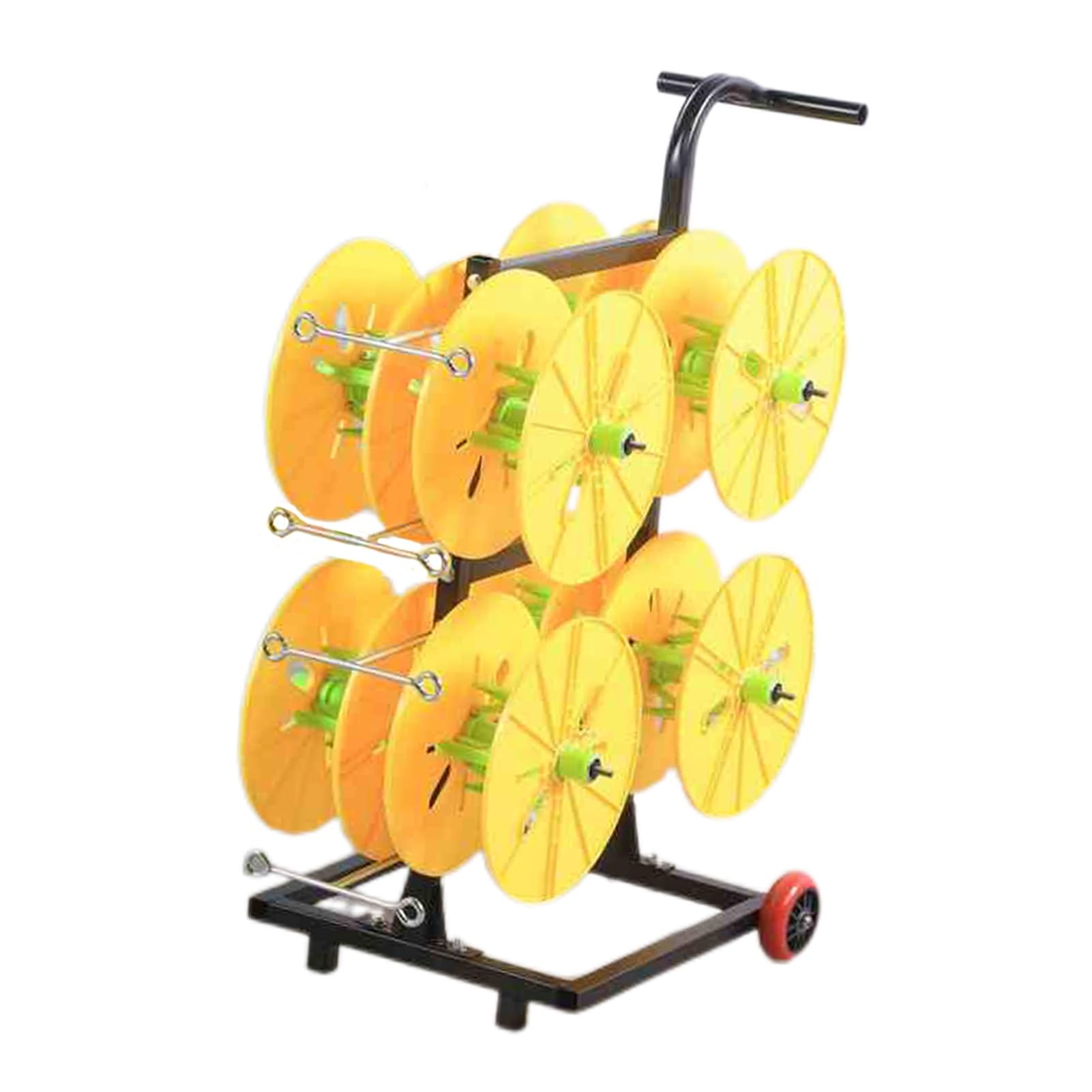 Organizador de carretes de cable móvil y ajustable de 49x74x90 cm