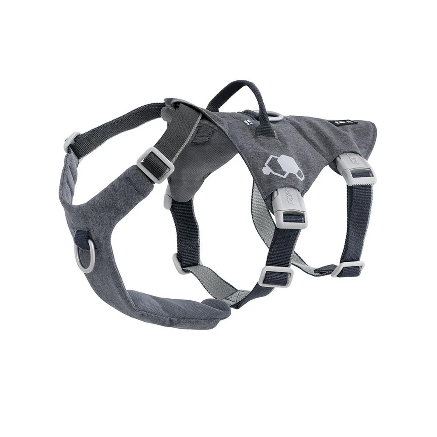 Hurtta Safeguard Eco - Pettorina per cani (BlackBerry, 45-​60 cm)