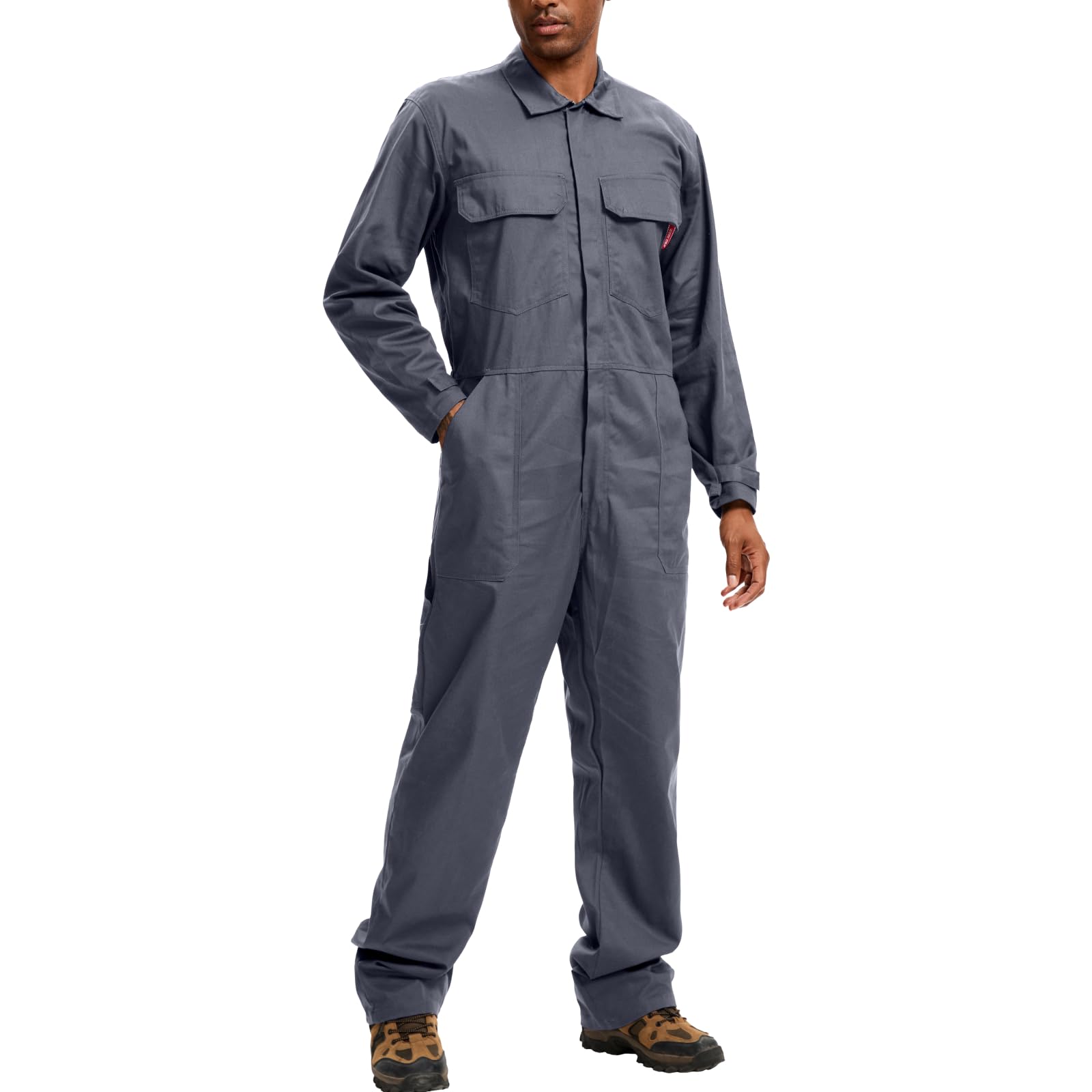WORK IDEA Premium 100% Baumwolle Herren-Arbeitsoverall: Der perfekte Begleiter für Bauarbeiter, Handwerker und Heimwerker