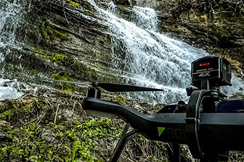 Image of Kodak PIXPRO SP360 4K Aerial Pack, 360 Degree VR Action Camera Bundle with 3DR Solo Drone Mount, Black
