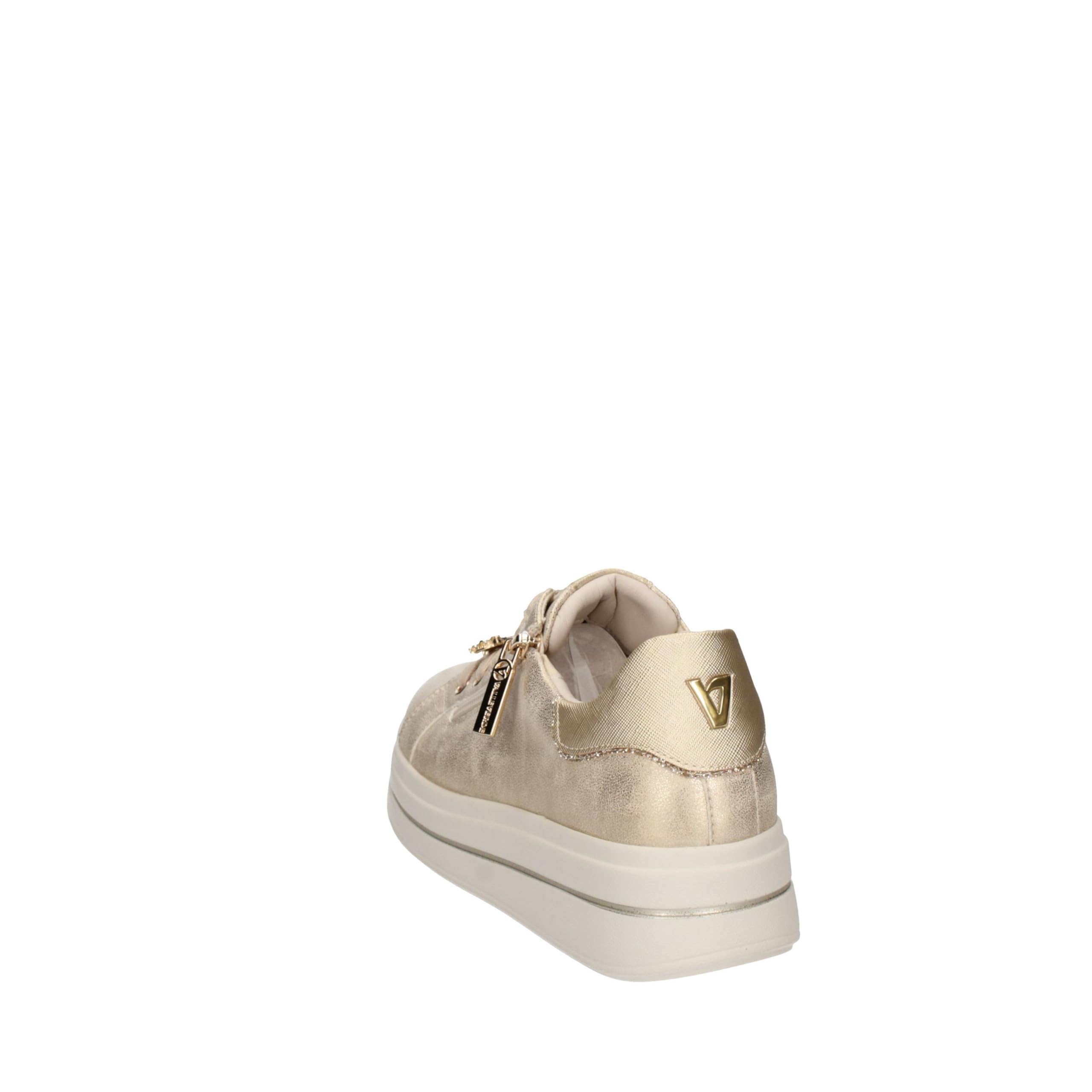 Valleverde Sneakers Platform Donna Gold Modello 35492B