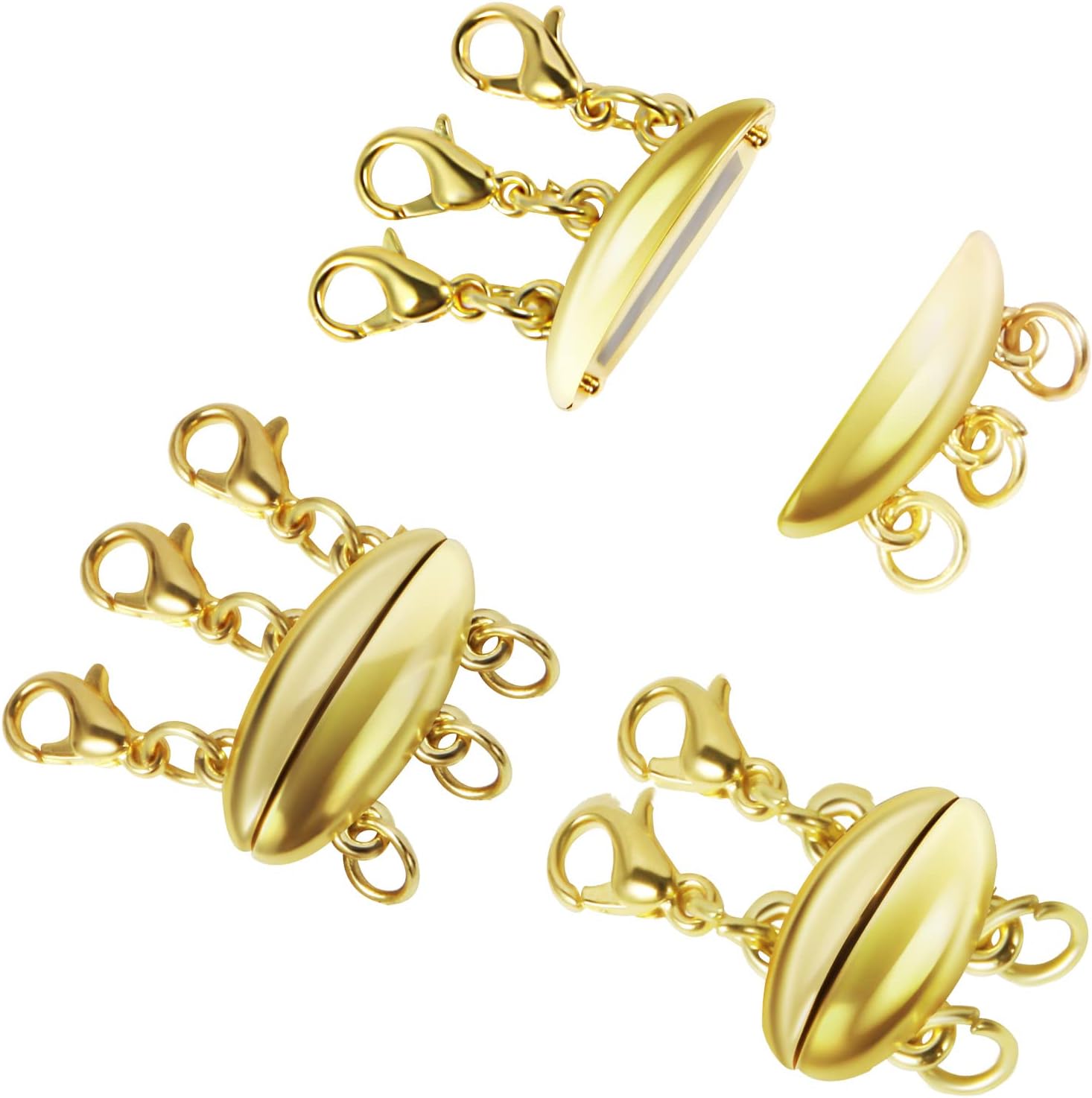 Necklace Layering Clasps, Multiple Layered