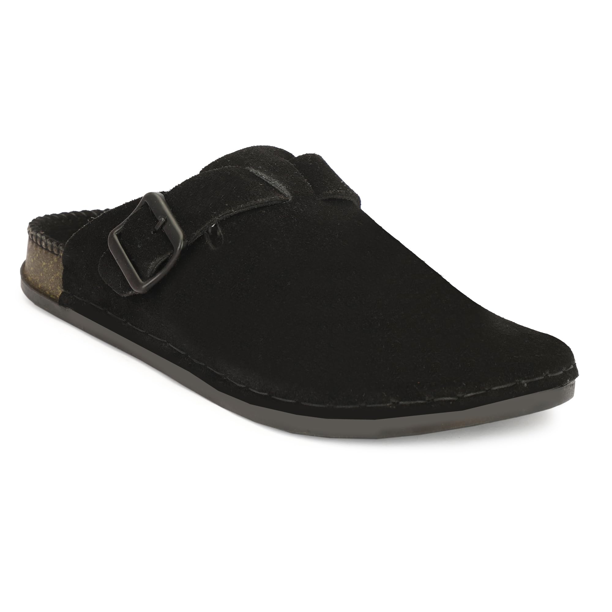 Premium Orthopedic Suede Leather Mules, Lightweight Slip-On Design with Anti-Skid Sole, Cushioned Footbed, Pain-Free Comfort for Indoor Outdoor Use