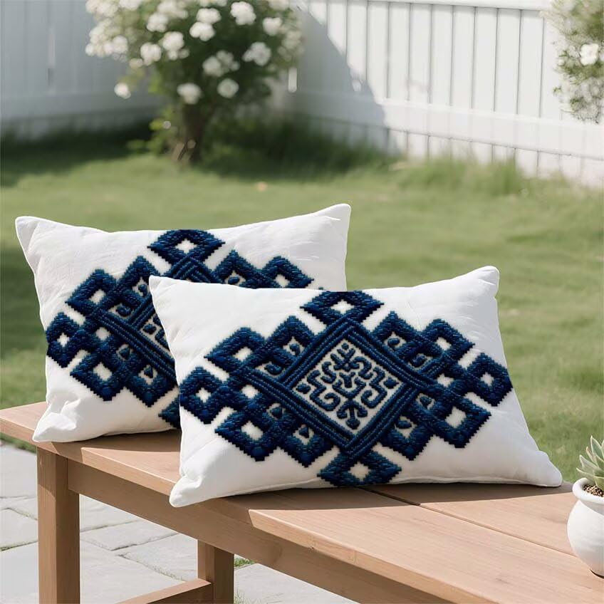Housse de coussin 60x80cm imperméable pour protéger vos grands coussins extérieurs de l'humidité - 3