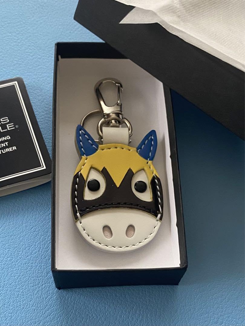Amazon.co.jp: ソメスサドル 馬メンコキーホルダー アッシュゴールド 