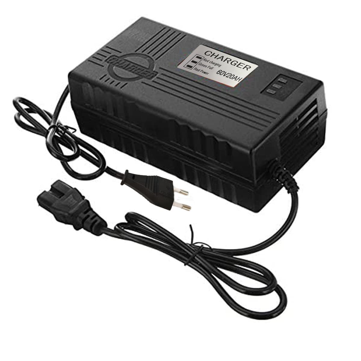 60V 20Ah Caricabatterie per Scooter Moto Elettriche E-Bike