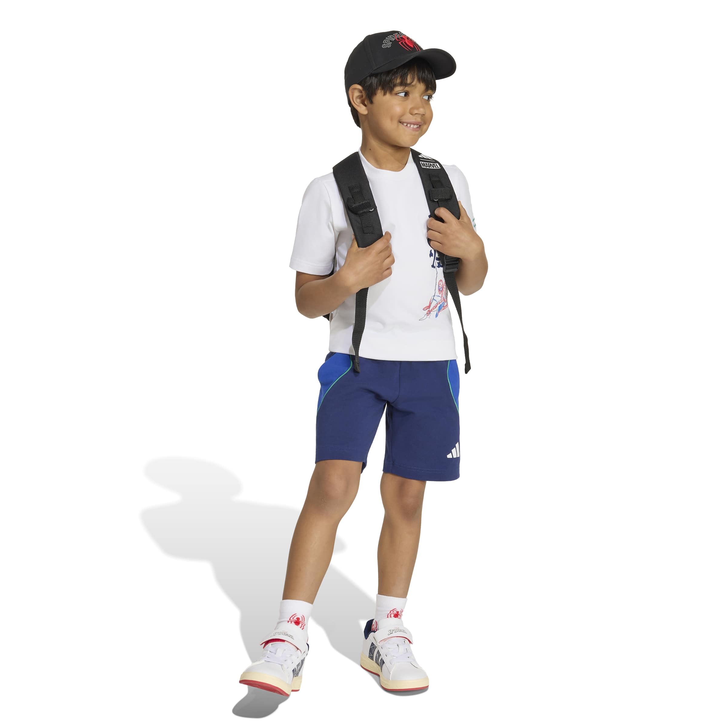 adidas Unisex Kids' Conjunto con Camiseta Marvel Spider-Man