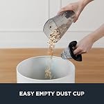 Eureka Home Lightweight Corded Stick Vacuum Cleaner, Powerful Suction Convenient Small Vacuum for Hard Floor, 3-in-1 Hand Vacuum, Blaze Black, NES210