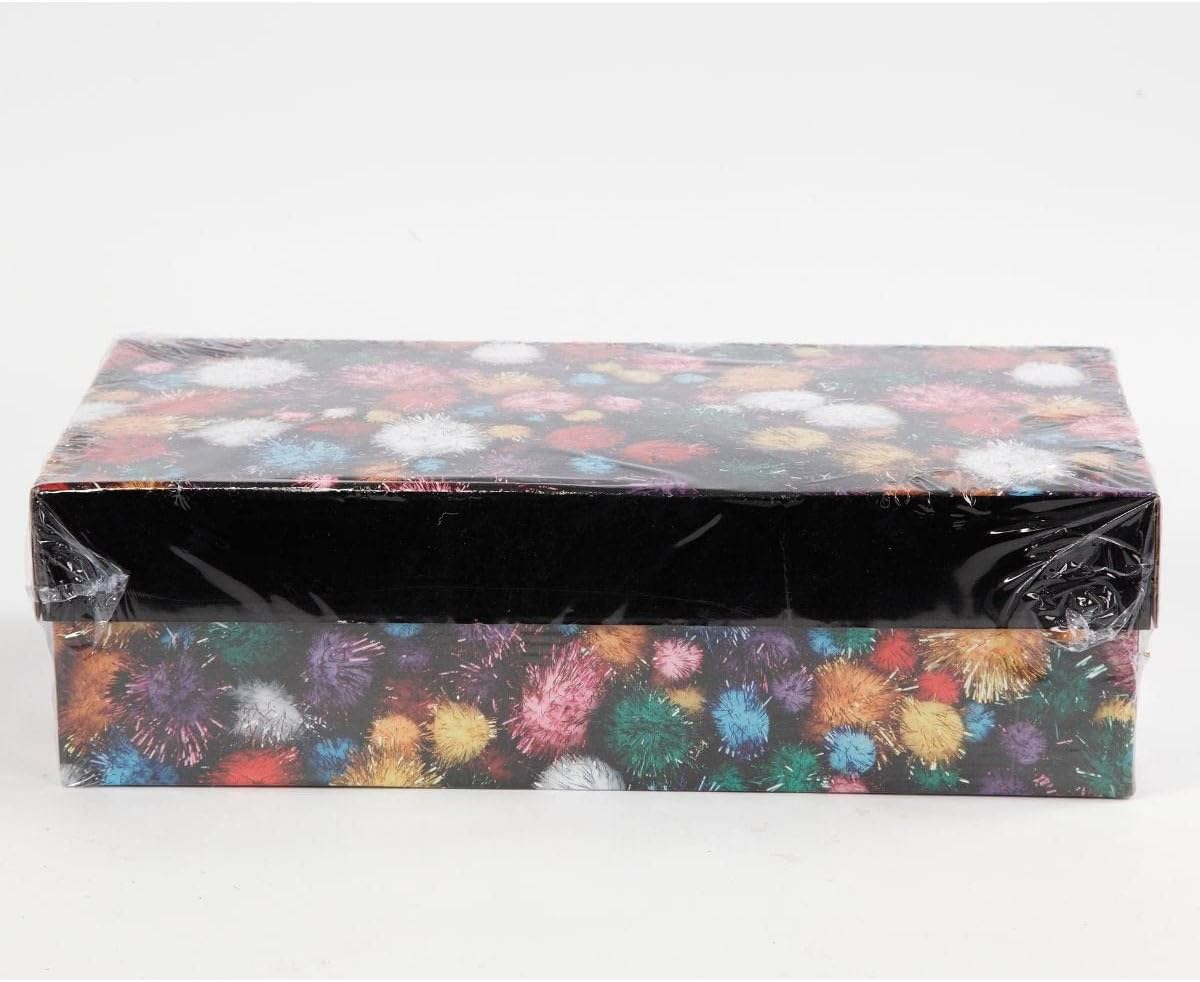 Glitter Pom-Poms, 15-40 mm, asstd colors, 400 asstd