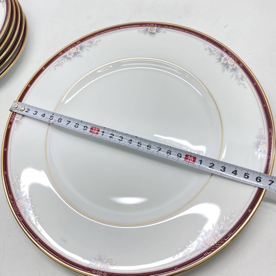 Noritake 『LAMELLE』 大きめ 中皿 4枚 N4 14.5cmレギュラー