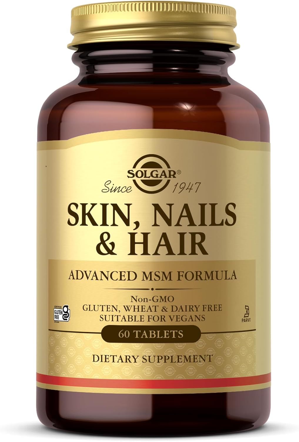 Solgar Skin Hair and Nails – 60 pack – Helps Build Collagen – With Zinc, Copper and Vitamin C – Vegan and Gluten Free , Packaging May Vary