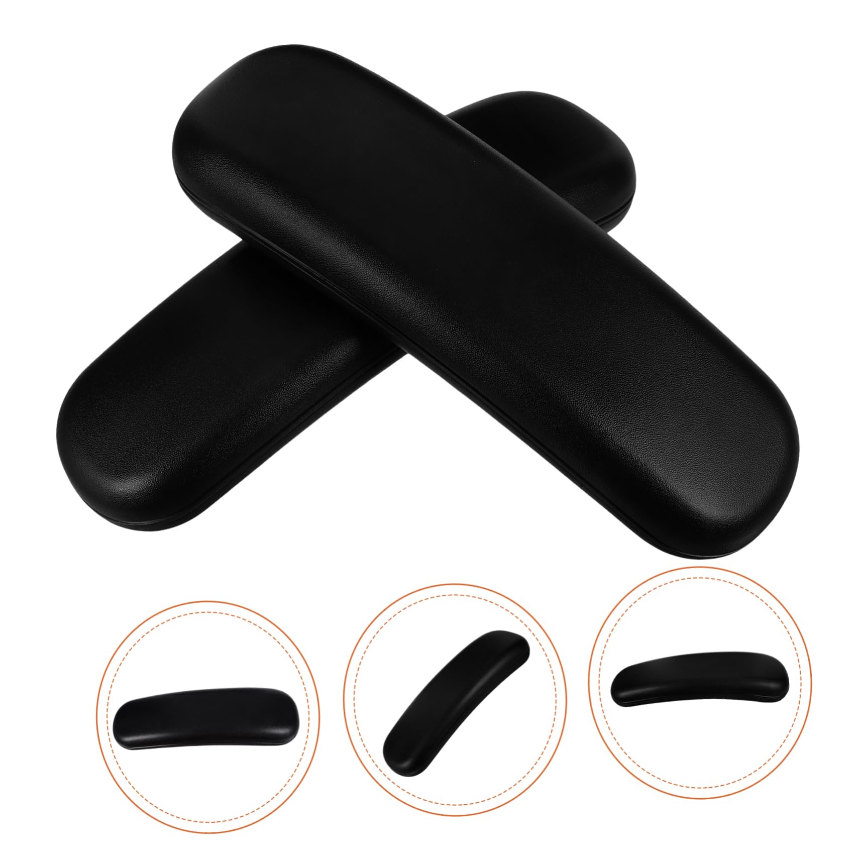 ABOOFAN Braccioli Sedia Ufficio Imbottiti 240x75mm Set 2 Pezzi Ricambio Comfort per Anziani e Donne Incinte