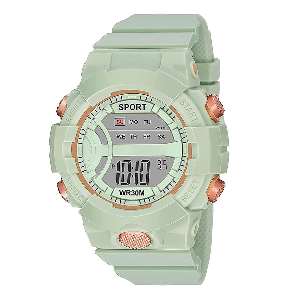 NEO VICTORY Multi_Functional Digital Watch with Rubber Strap Kids for Boys & Girls (Green)