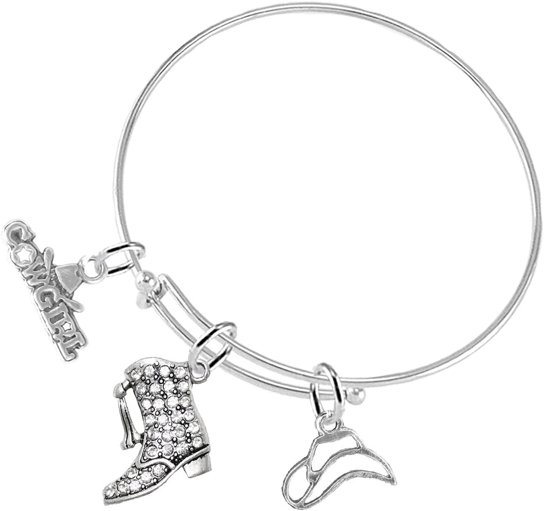 Cardinali Jewelry Drill 3 Charm Bracelet Hypoallergenic, Safe-Nickel, Lead & Cadmium Free!