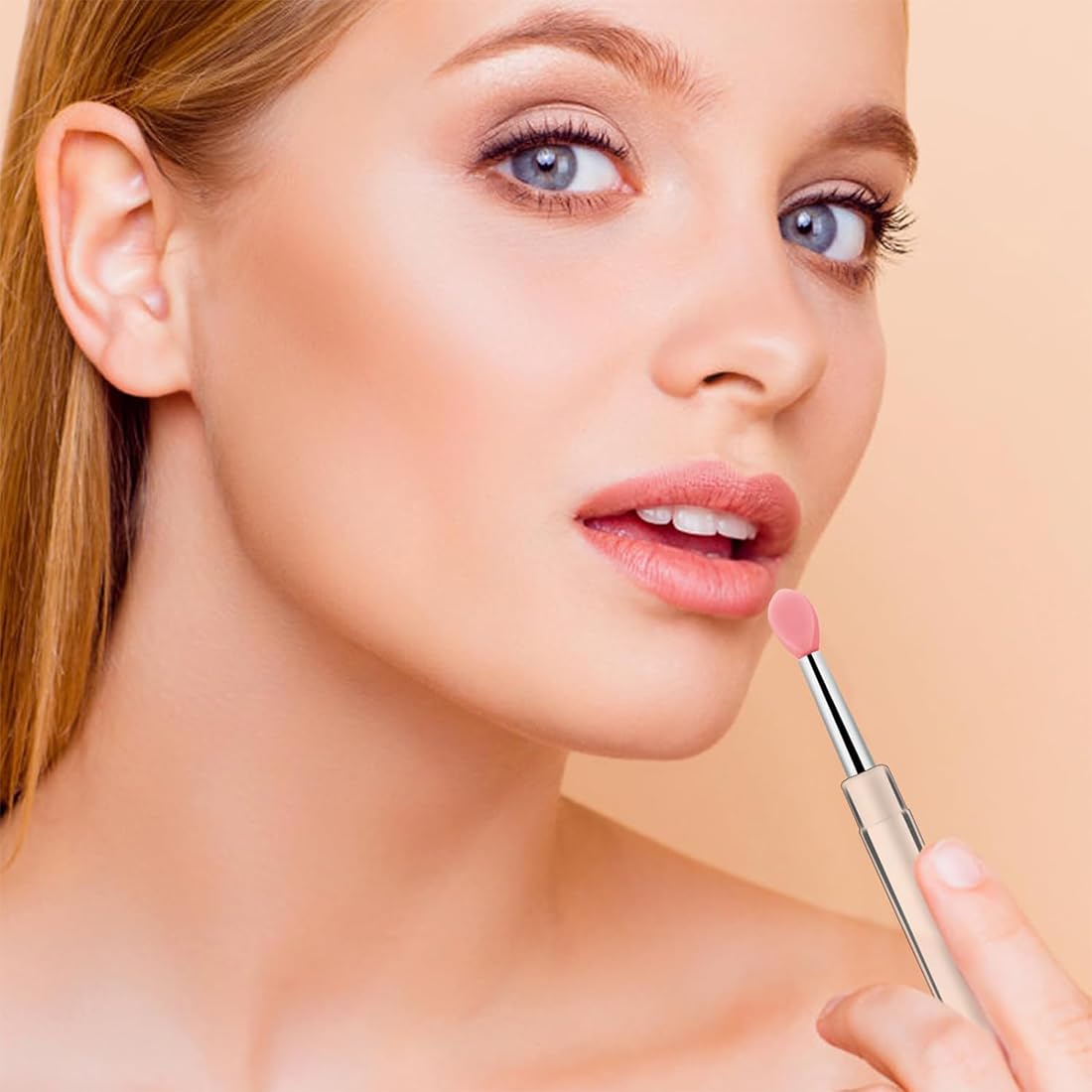 6pc Pennelli Morbidi per Labbra, Applicatori in Silicone, per labbra applicatori, per labbra per la cura delle labbra, Ideali per Rossetto e Cosmetici, Bacchette Riutilizzabili per Makeup Labbra