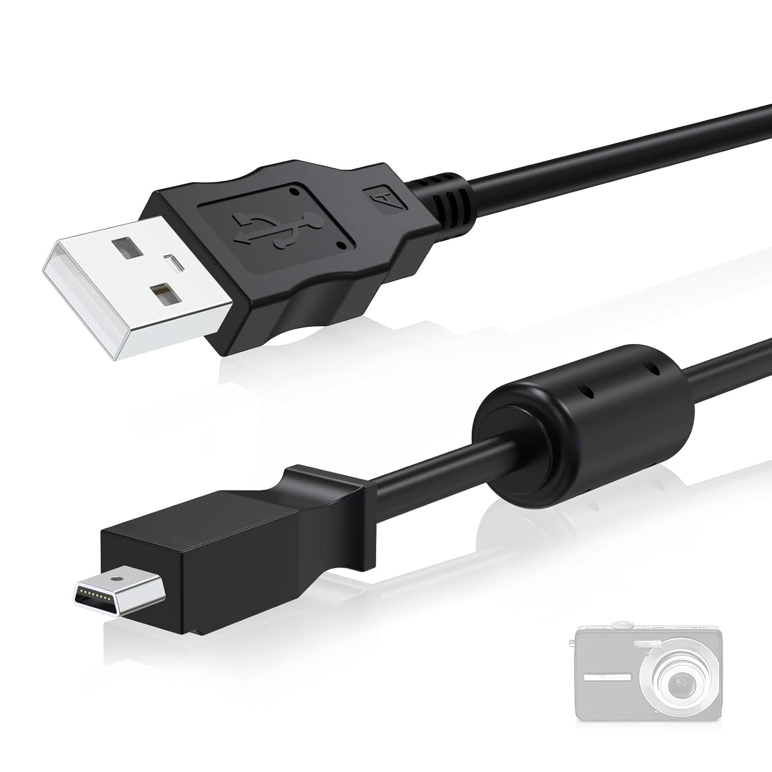 Zosvoses U-8 U8 8-Pin USB Data Cable Cord for Kodak Easyshare Cameras C140 C180 C182 C190 C315 C330 C340 C350 C360 C433 C513 C530 C813 C875 C913 C1013 CD33 V1003 V1073 M340, 4.9ft