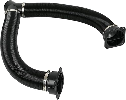 Calentador diesel de 2.953 in Generador de tubería de conducto Tubo de conducto Y Rama Manguera de salida de aire caliente Manguera de salida de