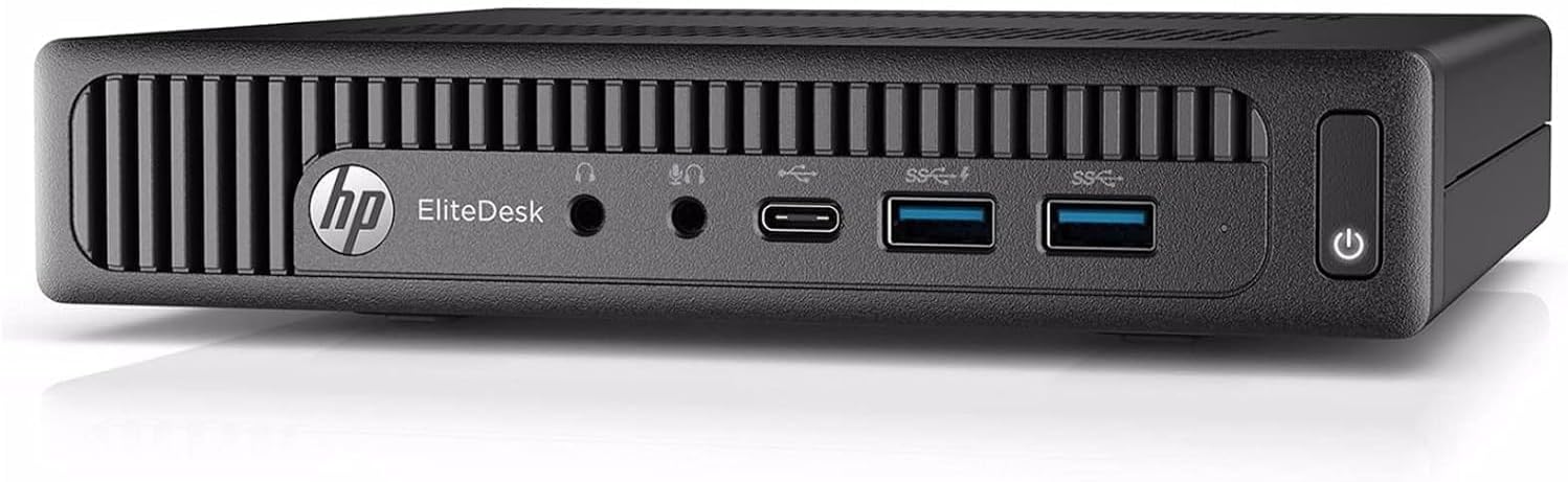 HP EliteDesk 800 G2 Mini Business Desktop PC, Windows 11 Pro, 8 GB RAM, 256 GB SSD, Intel Core i5-6500T, USB WiFi+USB BT, Mouse and Keyboard(Renewed)