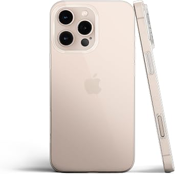 totallee Thinnest Clear iPhone 16 Pro Max Case, Thin Cover Ultra Slim Minimal Transparent Case or iPhone 16 Pro Max 2024 Transparent