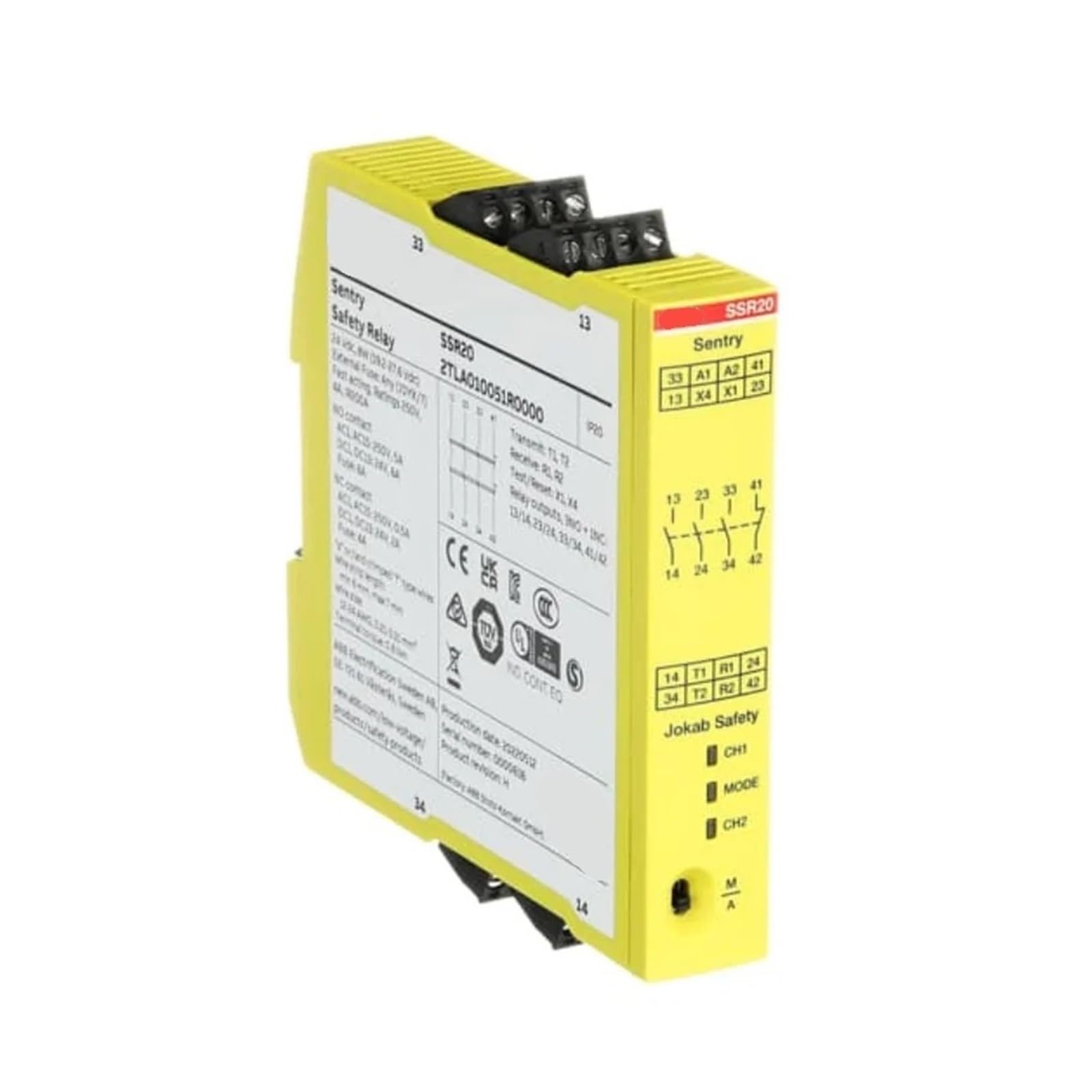 Control bimanual SSR20M 2TLA010051R0100 fiable y versátil