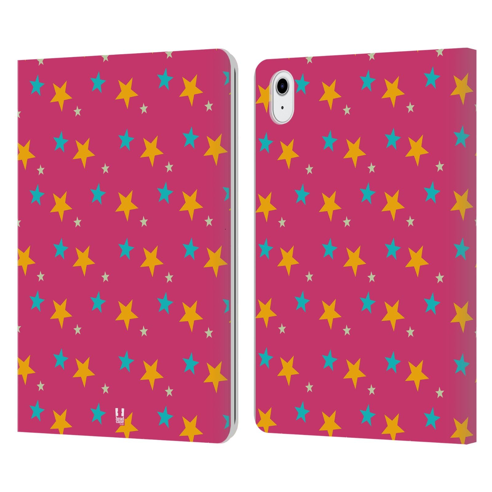 Funda iPad Air contra caídas Head Case Designs cielo rosa tipo libro con soporte horizontal 7
