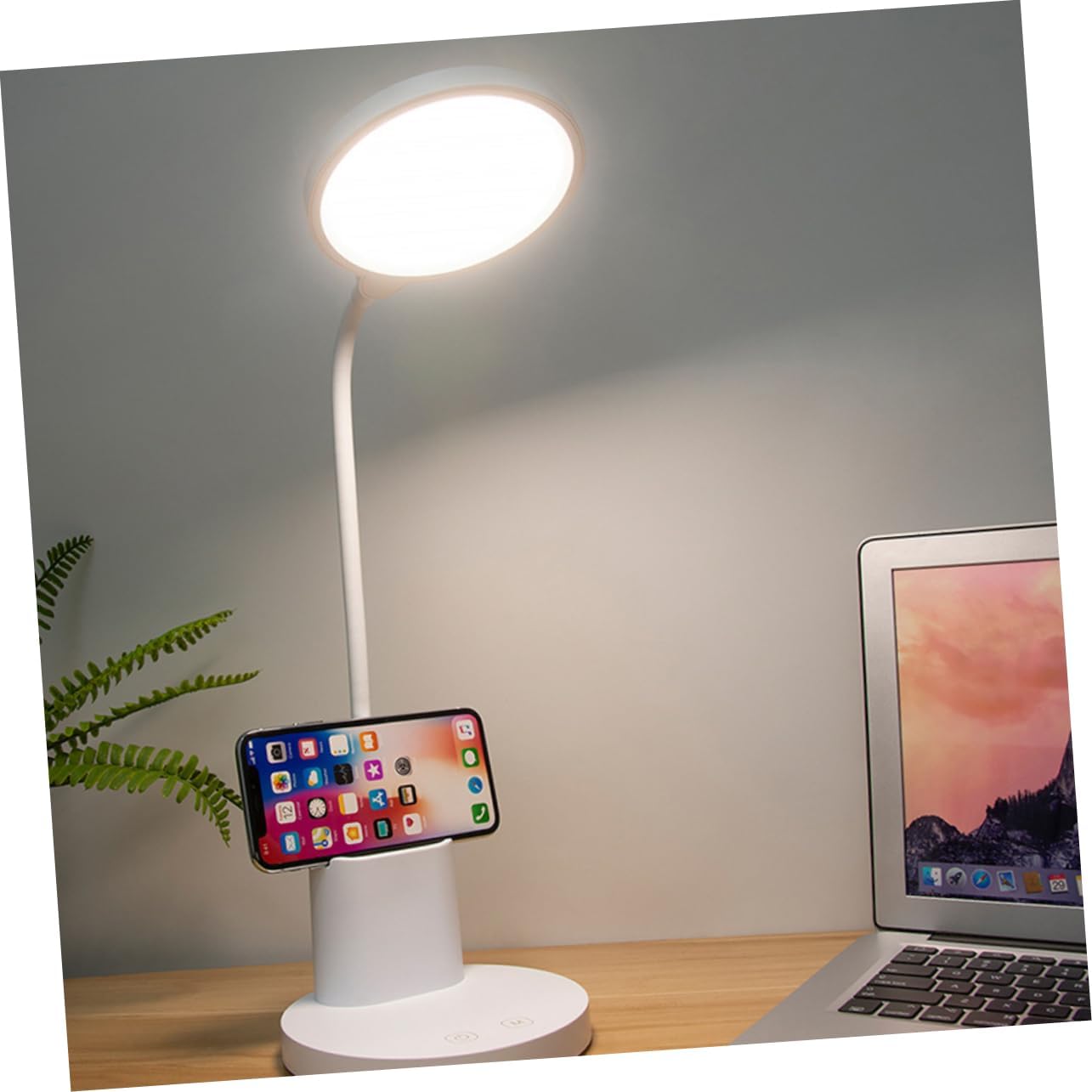 Battery Operated Touch Screen Desk Lamp Led Reading Light Temperatures Eye Care Portable for Dorm Study Camping