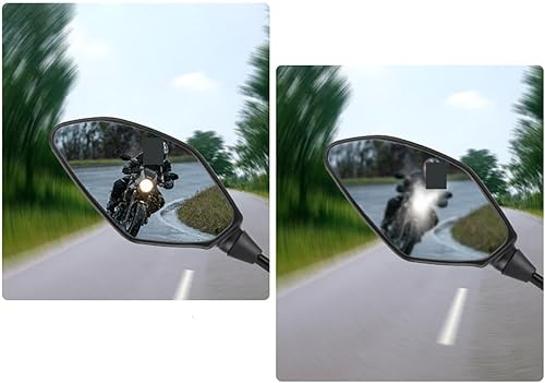 Miniatura 4 de BEUTEE Rearview Mirrors Compatible with MT07 MT09Tracer 9009GT Tenere 700 MT10 MT03 MT25 MT01 MT 07 09 Motorcycle Rear View Mirror Side