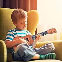 Vista 4 de YEZI Juguetes para Niños, Ukelele Clásico de Guitarra, Instrumento Musical, Marrón