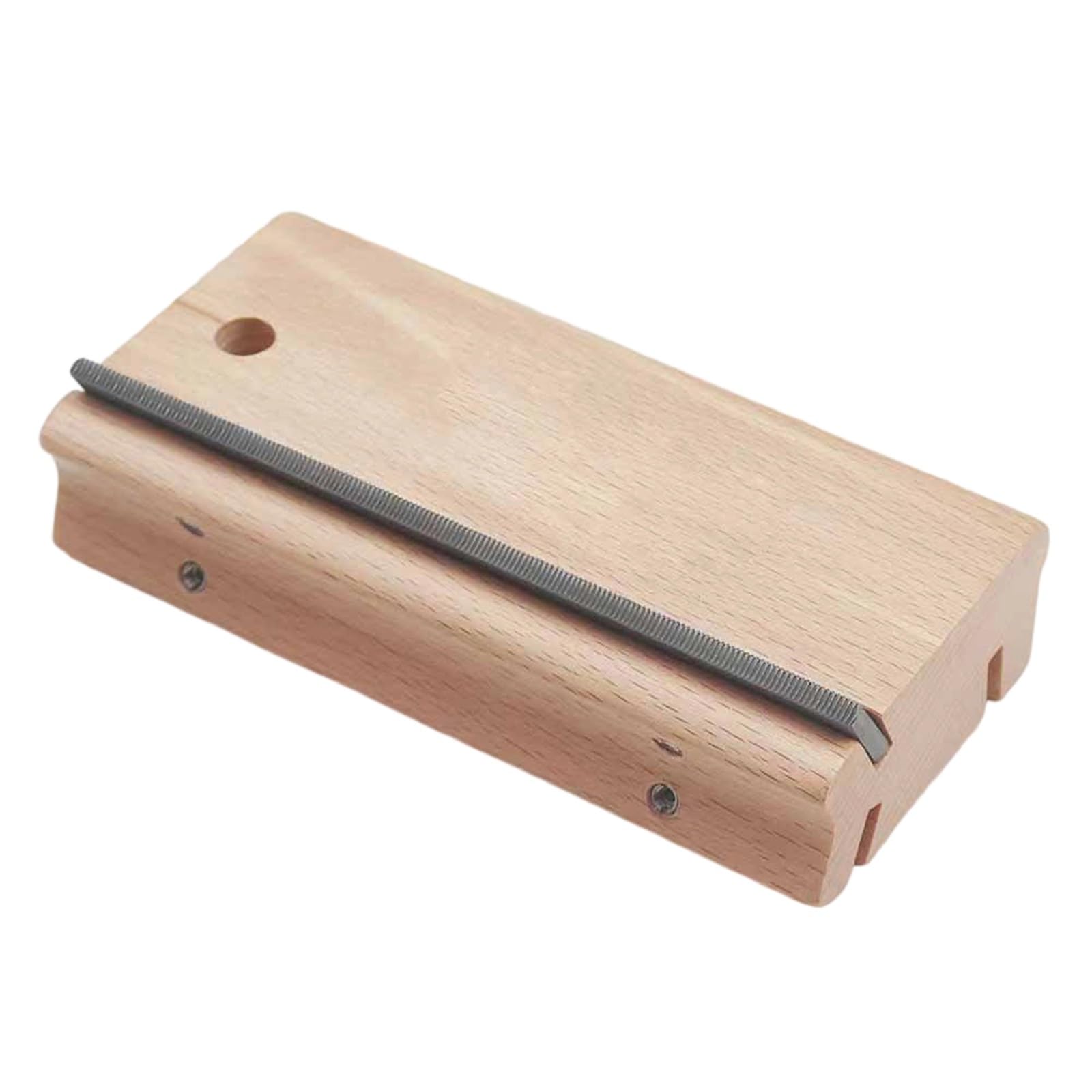 Narzędzia do gitar Pilnik Do Progów Gitarowych 3 W 1 Narzędzie Przycinania Skos(Sapele wood file)