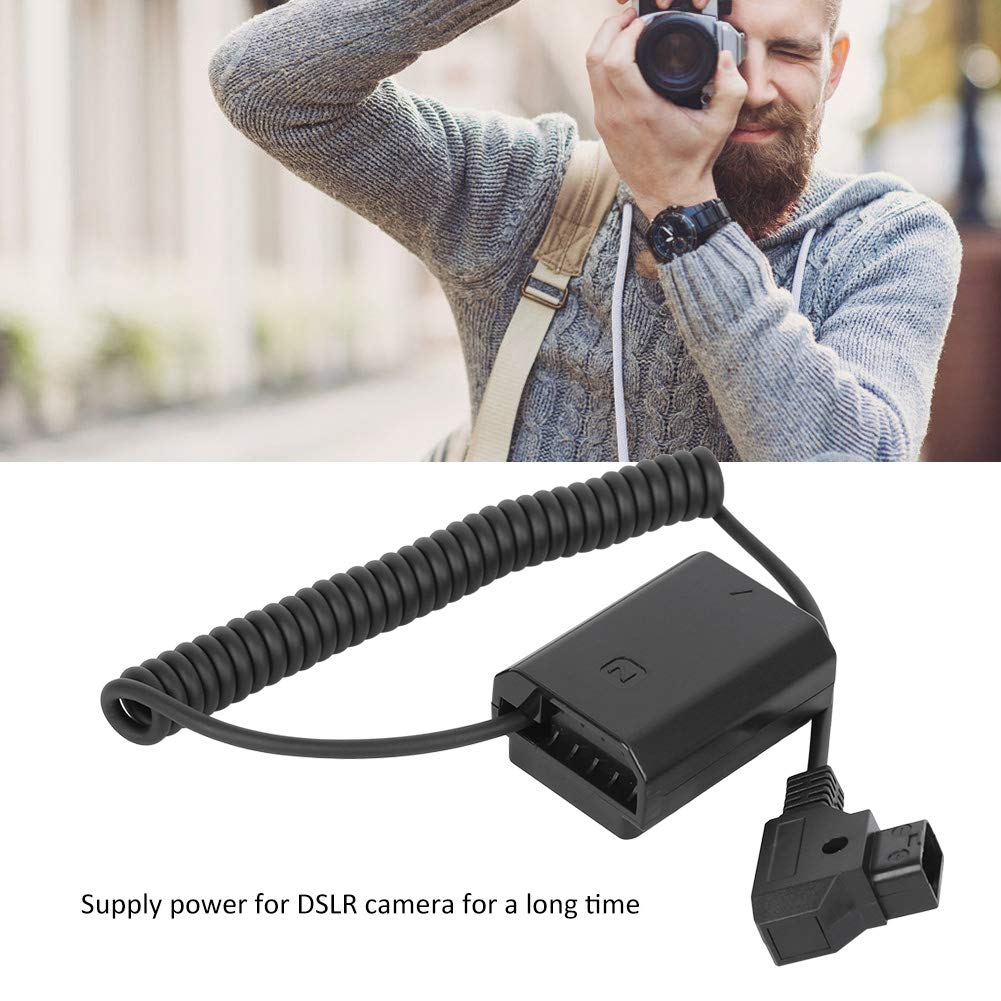 Batería Simulada NP-FZ100 para CámaraA7III A7RIII A7SIII A9, Interfaz D-Tap con Cable de Resorte