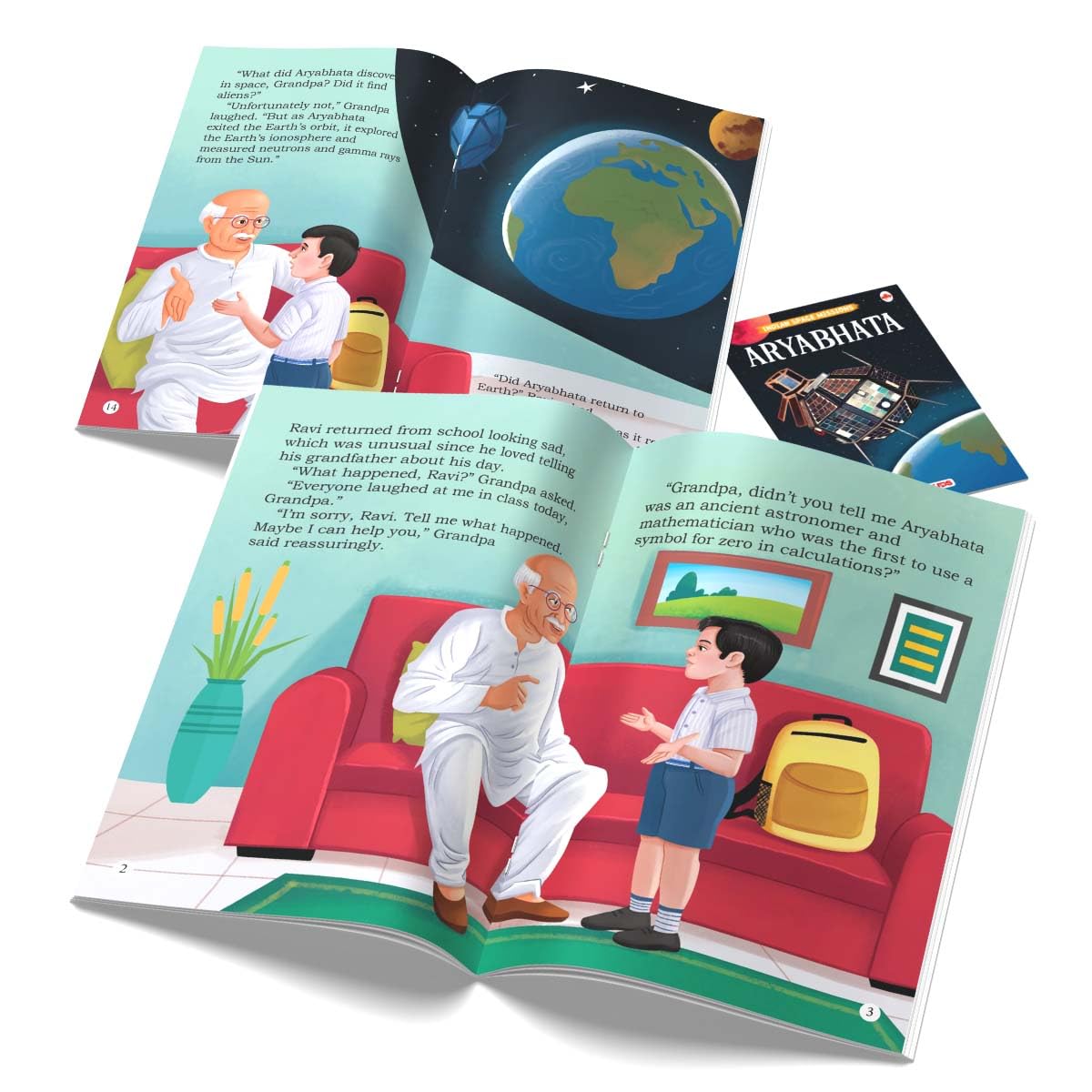 Story Books for Kids - Indian Space Mission (Set of 5 Books) (Illustrated) - Gaganyaan, Aryabhata, Chandrayaan, Mangalyaan, Bhaskara - Space Knowledge ... Knowledge Encyclopedia For Children 2