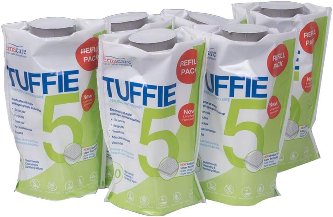 – Vernacare Tuffie 5 Flexican, Pack of 150 Wipes