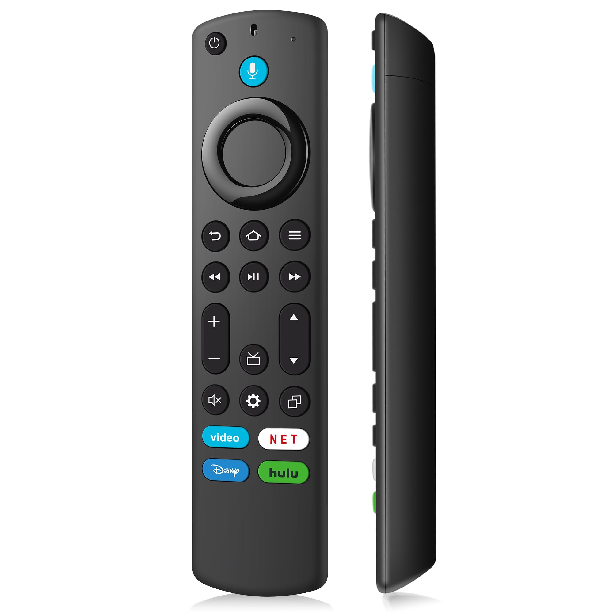 Zamienny pilot głosowy do wszystkich telewizorów Smart TV z serii Fire, TV Cube (1. / 2. generacji)/Stick, pasuje do Stick 4K Max/4K (1/2. generacji), Stick (2. generacji)/Lite/HD, do wszystkich serii