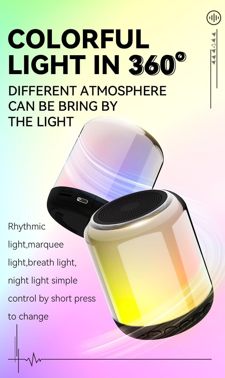 Unleash Your Sound: Aura-Sync Surround Color Deep Bass Speaker Review