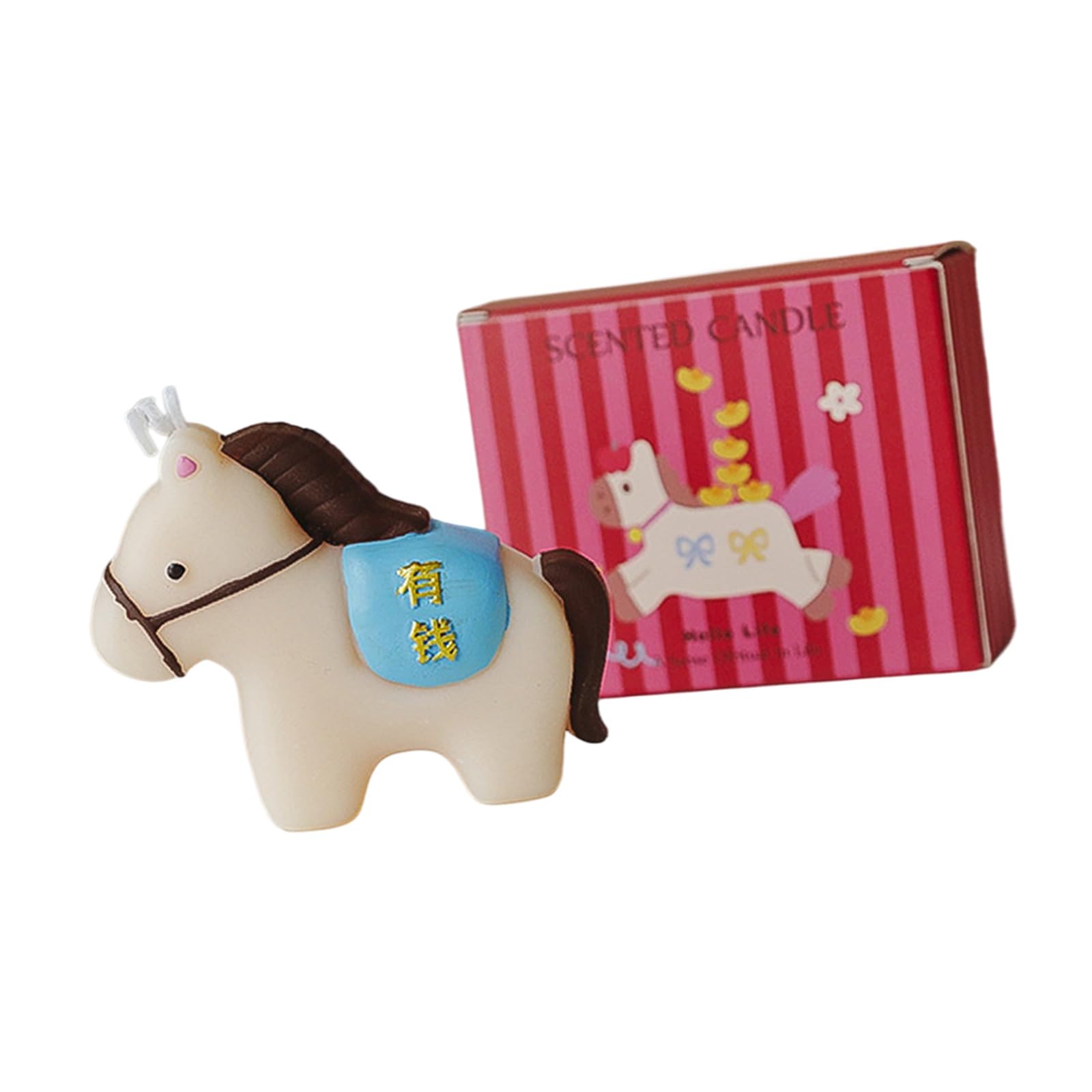 Tsophreniq Unique Equine Design Scented for Room Ambiance and Celebration with Refreshing Scent Soyabean Candlewax