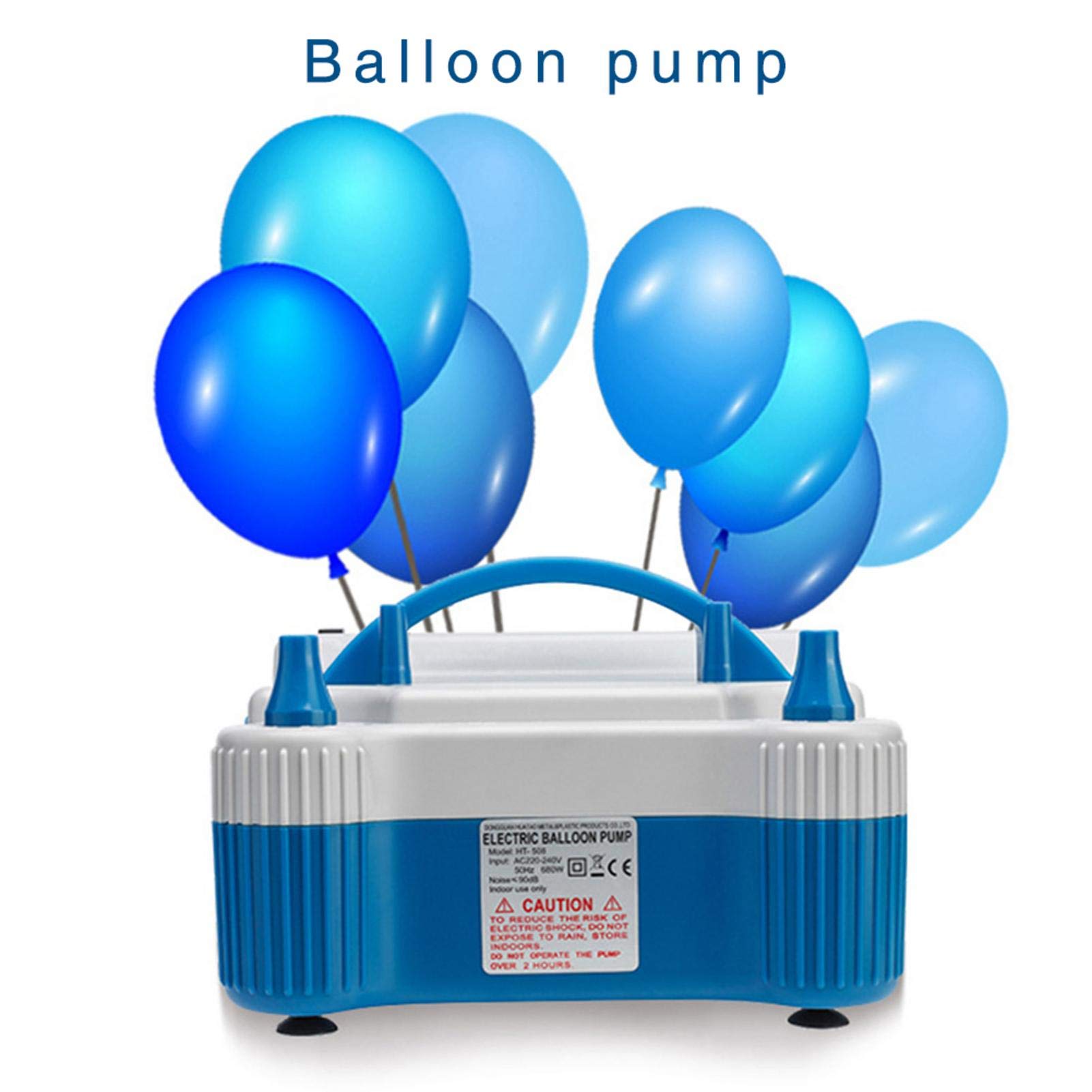 Pompa Per Palloncini Elettrica, Pompa Per Palloncini A Doppio Ugello 220v-240v, Gonfiatore Per Palloncini, Ventilatore Per Feste, Pompa Per Feste, Matrimoni, Compleanno