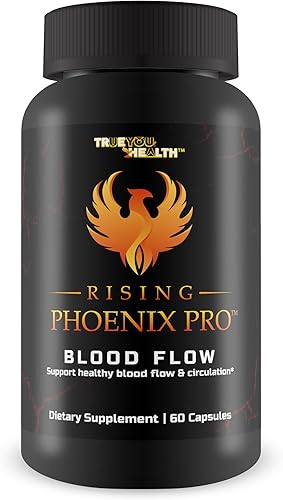 Rising Phoenix Pro Blood Flow - Suplemento de circulación sanguínea de L-arginina - Nuestro mejor suplemento de circulación Pro Rising Phoenix Male