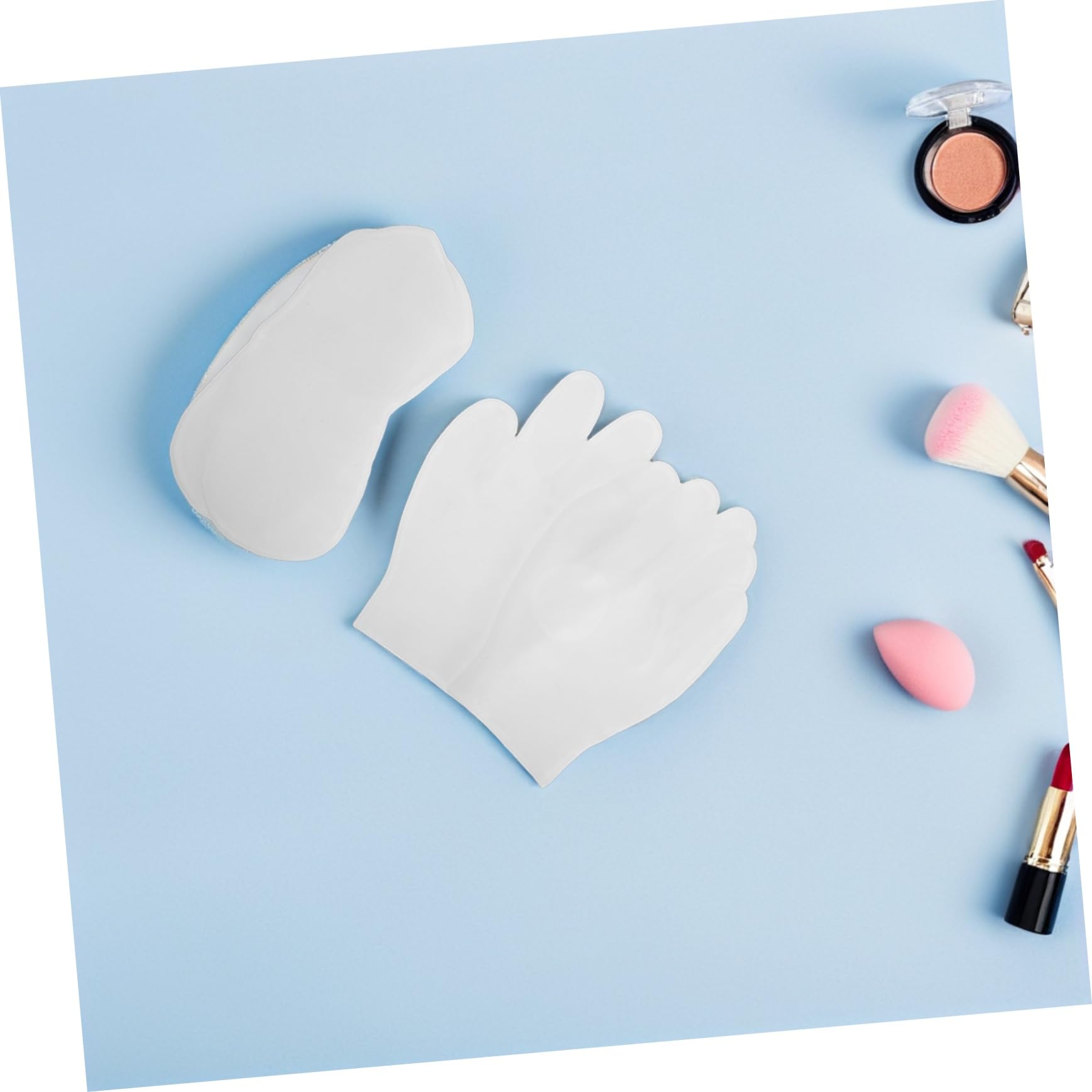 INOOMP 8 Piedi in Silicone Idratanti Gel per Secca e Rugosa Guanti Morbidi Riutilizzabili per Esfolianti Protettive Spiaggia per e Donne