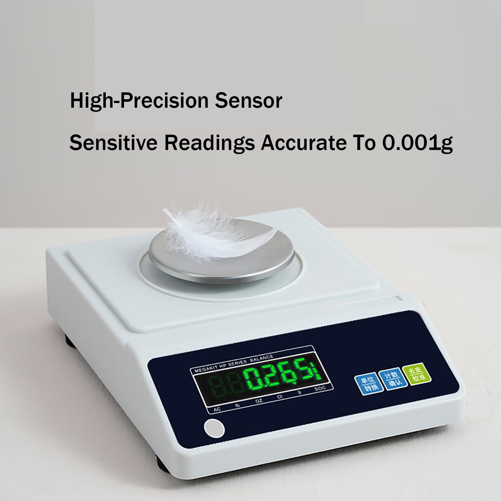 Balanza De Precisión De 0.001 G, Báscula De Laboratorio Analítica Digital, Carga Máxima: 300 G/500 G, Unidades: Gramos/Libras/Onzas/Quilates, Con Función De Conteo, Para Medición De Precisión,300g